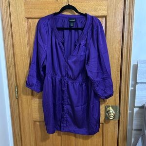 Lane Bryant Purple Tunic